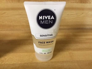 NIVEA MEN SENSITIVE FACE WASH GENTLY CLEANS WITHOUT DRYING 5 OZ NWOB - Picture 1 of 1