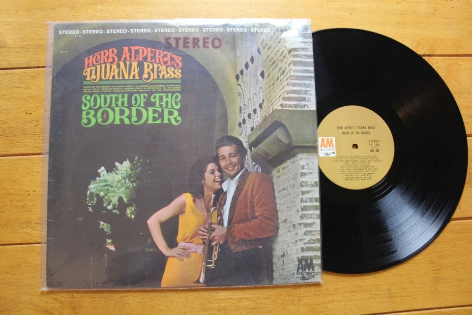 HERB ALPERT "SOUTH OF THE BORDER" LP 12" VINYL VG+ A&M STEREO JAZZ [65] - Image 1 of 4