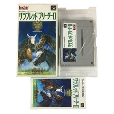 Nintendo Super Famicom Thoroughbred Breeder II Game Boxed and Complete NTSC-J