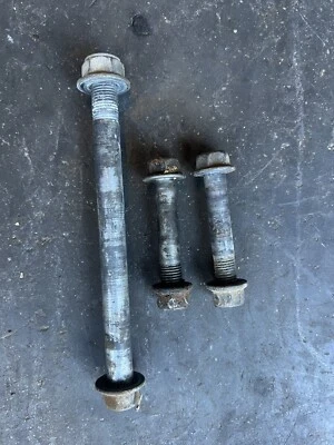 1985 1986 SUZUKI LT250R QUADRACER REAR SHOCK ABSORBER BOLTS LINKAGE MOUNT - Image 1 of 3
