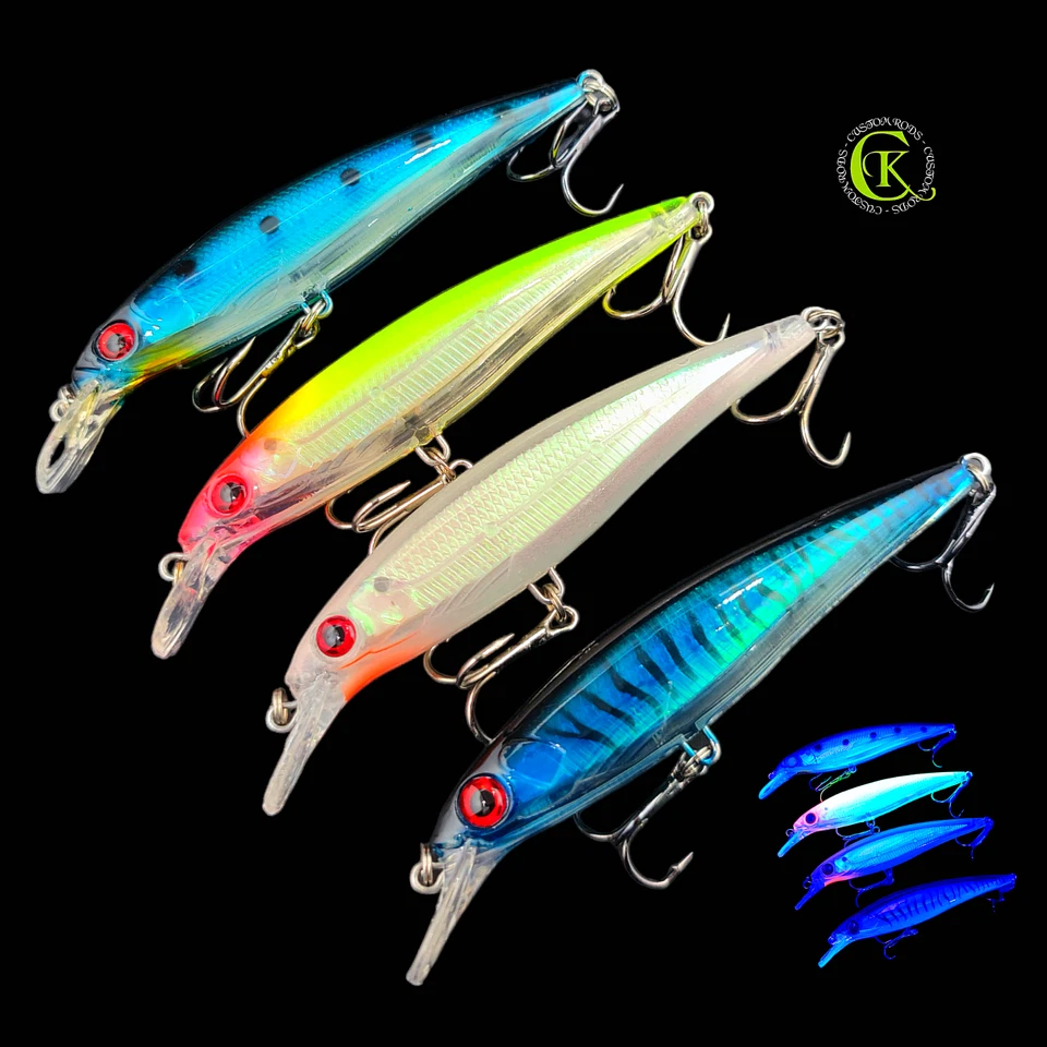 4x 11cm Twitchbait Swimbait Wobbler Zander Runner Kunstköder Hecht Barsch Zander - Bild 1 von 1