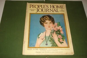 People's Home Journal Magazine Jan. 1925, PRETTY GIRL - Picture 1 of 9