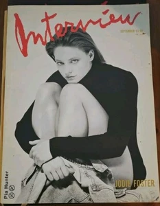 Jodie Foster Interview Magazine 1989 GREAT READ GREAT AD PICS - Imagen 1 de 2