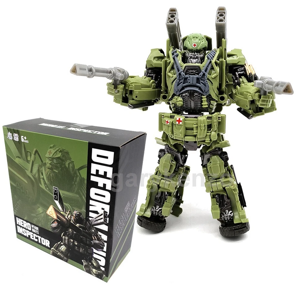 TABO YS06 H6001-6 Autobot 7in Green Action Figure Transform Robot Deformabl Toy - Image 1 of 4