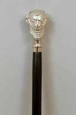 Bastones para caminar con mango de cabeza JOKER bastón de madera náutico victoriano bastón regalo Foto 1 de 4