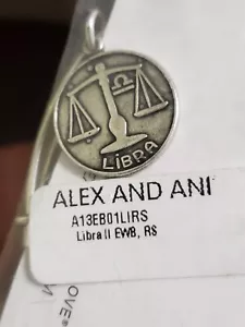 Alex and Ani Libra Zodiac Sign charm bracelet Silver - Picture 1 of 3