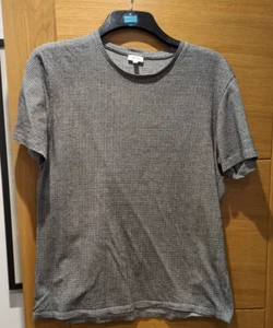 Reiss Darton T-Shirt Size L (Geometric print in Black & White) - Picture 1 of 5