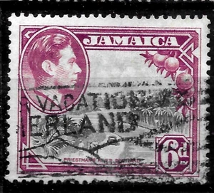 1938 Jamaica SC#123 GEORGE V I / used VF - Picture 1 of 1