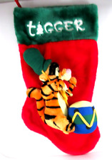 Disney Tigger Christmas Stocking 16” Santa's Best 3D Tigger Drummer Drum