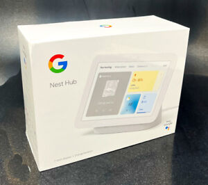 Google Nest Hub 7" (2nd Generation) with Google Assistant - Chalk