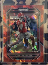 2023 Panini Prizm Draft Picks Football "Red Ice" Commons Veterans & Rookies