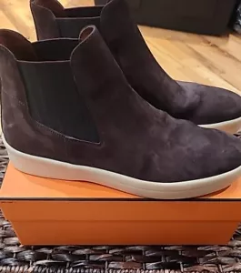 Loro Piana braune Wildleder-Stiefeletten Größe 10/43 - Bild 1 von 8