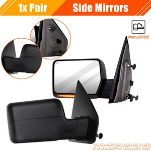 Driver LH Side Tow Mirror For 2004-2006 Ford F-150 Truck Power Heated Signal - Picture 1 of 7