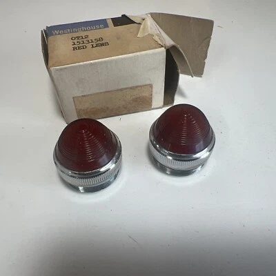 2 BOTONES WESTINGHOUSE 1513158 Lente Roja OT12 - Abierto 2 Oferta Lote (B) Foto 1 de 4