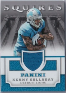2017 Panini Squires Kenny Golladay Rookie Jersey Card #SQ-KG Detroit Lions Mint - Picture 1 of 2