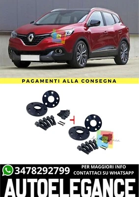 ⭐KIT 4 DISTANZIALI 16+20mm NERO ADATTO PER RENAULT Kadjar (HA - HL) dal 2015⭐ - Imagen 1 de 3