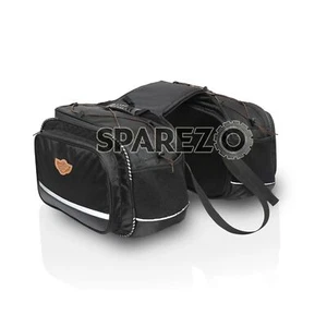Fit For Royal Enfield Himalayan & Scram 411 cc "Nylon Saddle Pannier Bags" - Picture 1 of 4