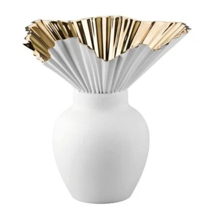 Jarrón Falda Oro Titanizado 27 cm de Rosenthal - Imagen 1 de 1