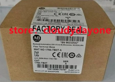 High Quality Allen Bradley 1794-TB3T SER A Flex I/O Terminal Module 1794-TB3T - Image 1 of 3