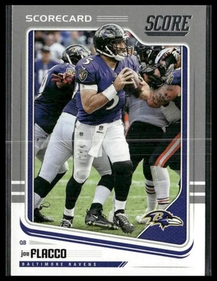 2018 Score #23 Joe Flacco Scorecard - Image 1 of 2
