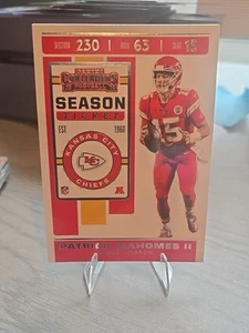 Panini Contenders 2019 - Boleto de temporada #39 Patrick Mahomes II - Imagen 1 de 6