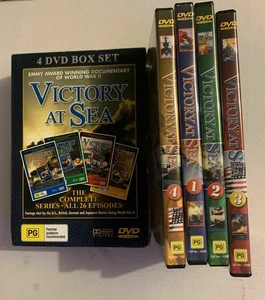 Victory At Sea : Vol 1, 2, 3 & 4 (DVD, 1953) War War II Documentary - Picture 1 of 11