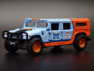 Modello Auto Diecast Diorama 1:64 Hummer H1 Humvee Alpha Gulf Oil 1992-2006 - Immagine 1 di 4