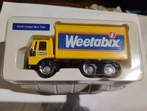 Corgi Weetabix Ford Cargo Box Van Model Truck Lorry Die Cast Boxed Vintage 1999 - Picture 1 of 13