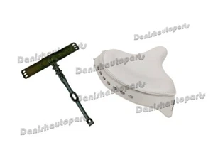 ASIENTO INDIVIDUAL POLICÍA BLANCO Y T-Bar Harley Knucklehead Panhead Pala TC Bobber - Imagen 1 de 13