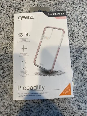 Funda rígida híbrida Gear4 Piccadilly para Apple iPhone 11 Pro - Transparente/Rosa Foto 1 de 4