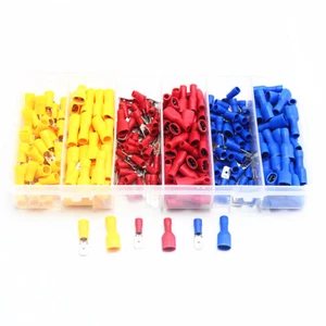 130pcs/lot Female Male Electrical & Wiring Connector Insulated Crimp Terminal - Picture 1 of 5