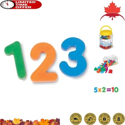 Jumbo Magnetic Numbers - Whiteboard Classroom Accessories - Set of 36 - Ages 3+ Foto 1 de 4