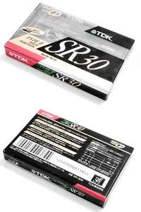 📼 TDK! SR C30分 Cassette HighEnd Japan-Version 2000er NEU in Folie! MEGARAR***📼 - Bild 1 von 3