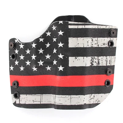 Arsenal Firearms - OWB Gun Holster - Optic Ready - Grunge Red Line - Image 1 of 4