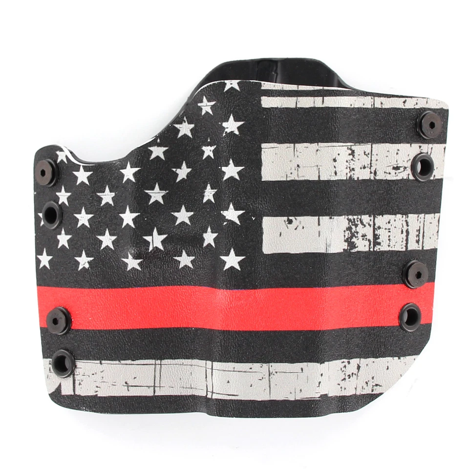 Springfield - OWB Gun Holster - Optic Ready - Grunge Red Line - Image 1 of 4