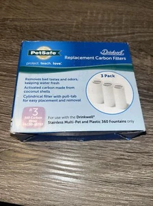 PETSAFE DrinkWell Replacement Carbon Filters 360 Pet Water Fountain PAC00-13712 - Picture 1 of 2