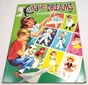Stephens Publishing Kiddie Dreams COLORING Activity BOOK 600 Vintage 1966 Unused - Picture 1 of 9
