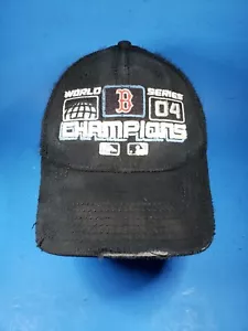 Berretto/Cappello Red Sox World Series 04 Champs Nuova Era Taglia 1 Collezione Autentica - Foto 1 di 6