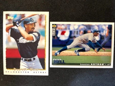 MLB - Derek Bell 1995 Topps & 1995 Upper Deck Collector's Choice - Astros