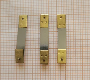 3 Stück Pendelfeder schmal 2,9 cm  Uhren Ersatzteil  Pendeluhr Regulator Wanduhr - Bild 1 von 8