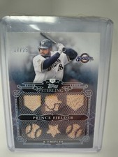 2010 Topps Sterling Prince Fielder Gane Used Six Piece Bat 17/25