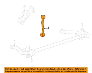 FORD OEM 00-04 Excursion Stabilizer Bar Components-Stabilizer Link 1C3Z5K483BB - Picture 1 of 2