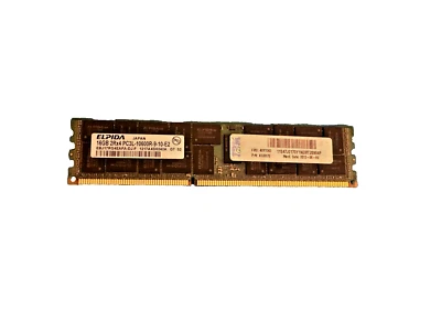 Elpida 1GB (2Rx4) DDR3 PC3-10600R (DDR3-1333 MHz) EBJ10UE8BDS0-DJ-F - Image 1 of 4