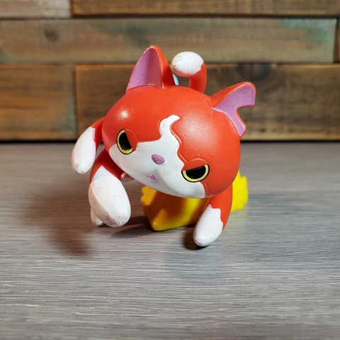 Yokai Watch Jinbanya Red Cat Action Figure Hasbro 2015 Japanese Anime Cartoon Cover