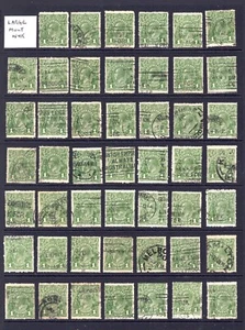 Australia KGV a page of Large Mult 1d greens used - Picture 1 of 1