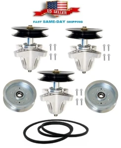 For Cub Cadet XT1-GT54 XT1-ST54 XT1 54 Spindle Pulley Belt Complete 54" Deck Kit - Picture 1 of 7