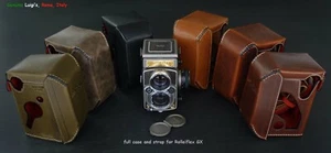LUIGI FULL PREMIUM CASE+STRAP for YOUR ROLLEIFLEX ROLLEI GX CAMERA, DHL INCLUDED - Picture 1 of 12
