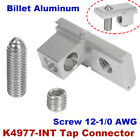 Billet Aluminum K4977-INT Tap Connector Internal Hex Set with Screw 12-1/0 AWG
