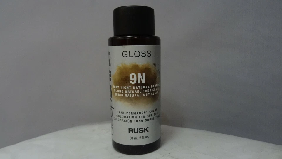 Rusk Deep Shine 9N Rubio Natural Muy Ligero Color Semipermanente 2 fl oz ¡NUEVO! Foto 1 de 1