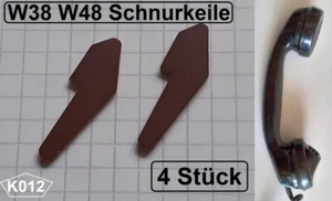 K012) 4x Schnurkeil für altes Bakelit Telefon Telefonhörer W38 W48 0,83€/Stück - Bild 1 von 10